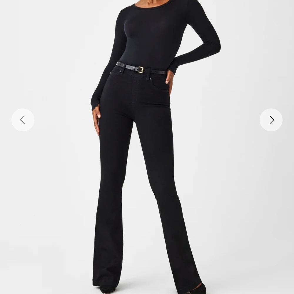 Black Flared Jeans